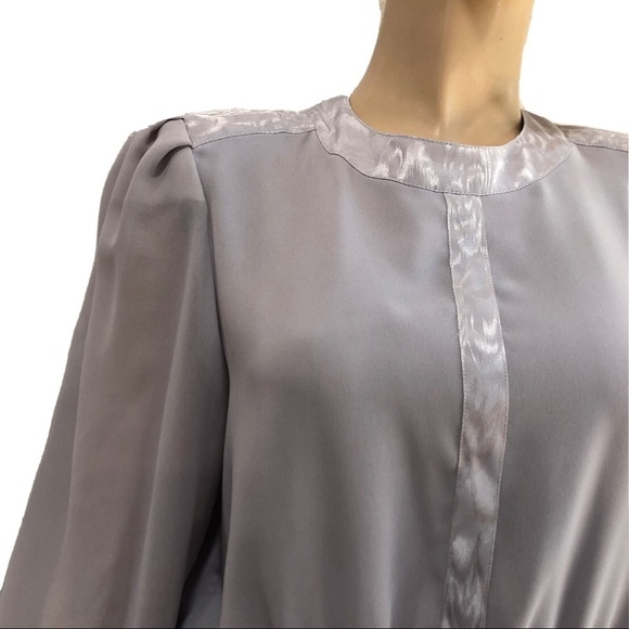 richard warren high neck long sleeve blouse - Picture 2 of 16